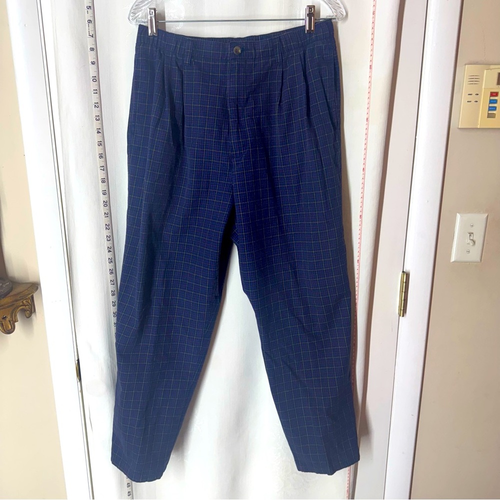 Vintage Lands' End Women's Plaid Pants